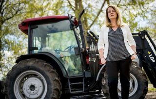 Landsbygdsminister Jennie Nilsson hyllar "alla som sliter i livsmedelskedjan varje dag". Foto: Alexander Mahmoud.