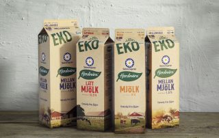 Mjölkförpackningar utan plastkork
